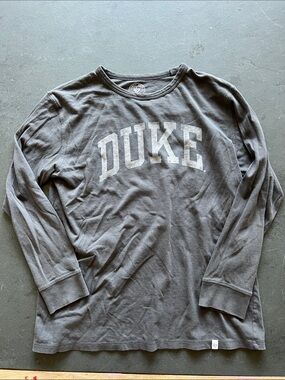 47 Brand Duke Long Sleeve Crewneck Shirt - Gray